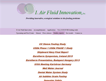 Tablet Screenshot of i2airfluidinnovation.com